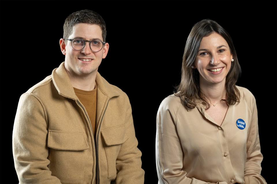 naturellement bayeux presentation 2 colistiers ophélie chauvel et aurelien marie